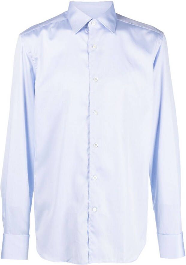 Corneliani Overhemd met gespreide kraag Blauw