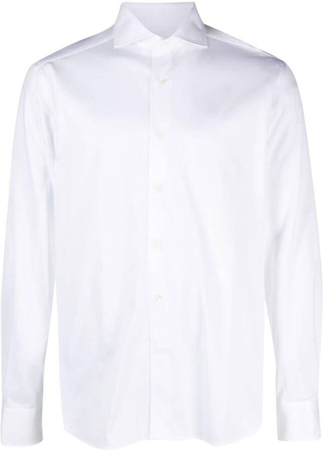 Corneliani Overhemd met gespreide kraag Wit
