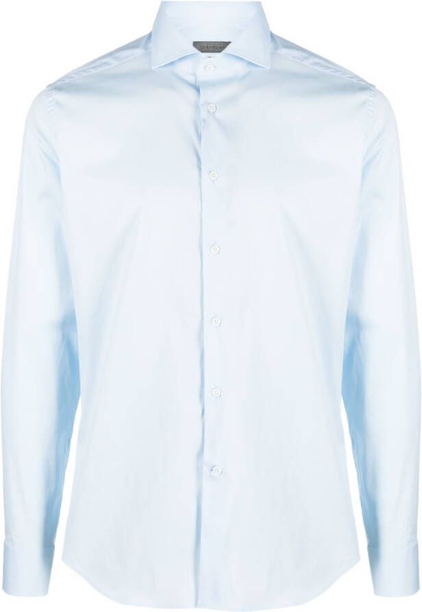 Corneliani Overhemd met knopen Blauw