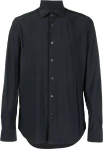 Corneliani Overhemd met knopen Zwart
