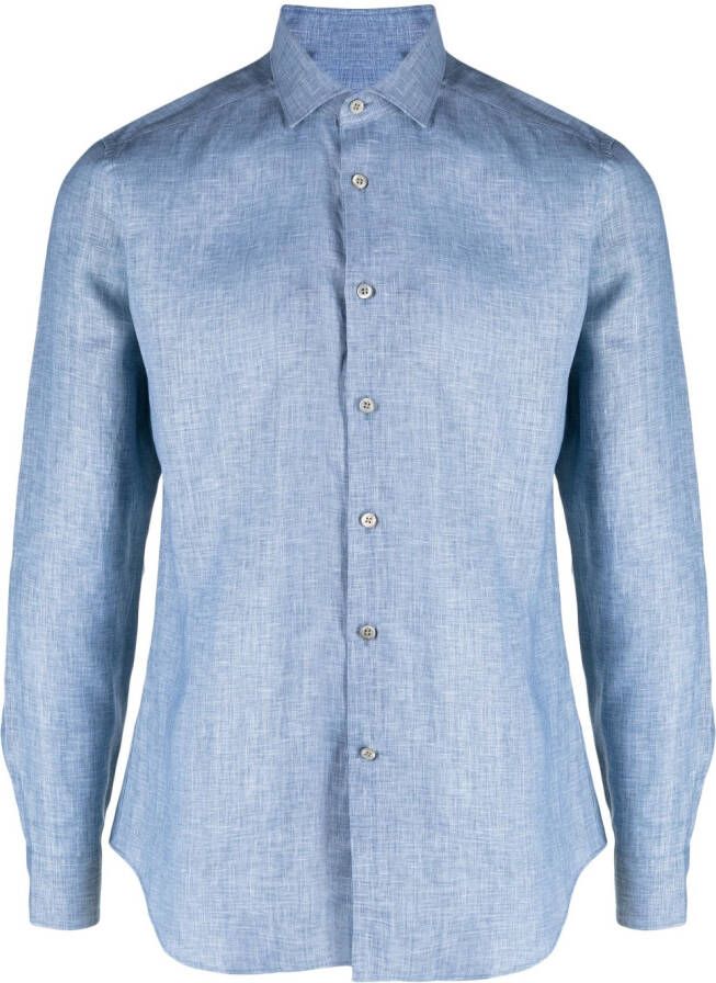 Corneliani Overhemd met lange mouwen Blauw