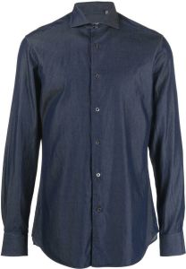 Corneliani Overhemd met lange mouwen Blauw