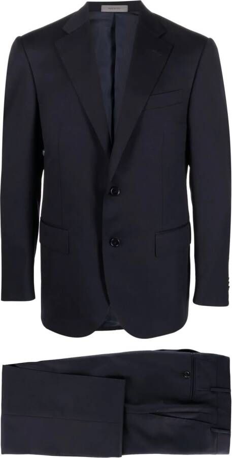 Corneliani Pak met enkele rij knopen Blauw