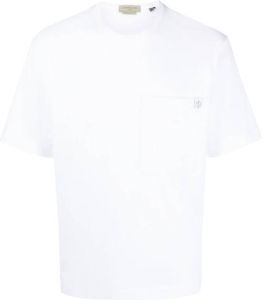 Corneliani patch-pocket short-sleeve T-shirt Wit
