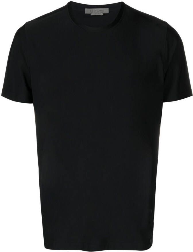 Corneliani T-shirt met ronde hals Zwart