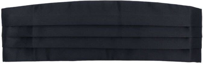 Corneliani Geplooide cummerbund Blauw