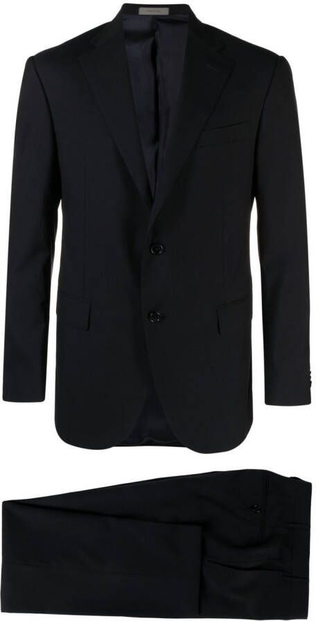 Corneliani Pak met enkele rij knopen Blauw