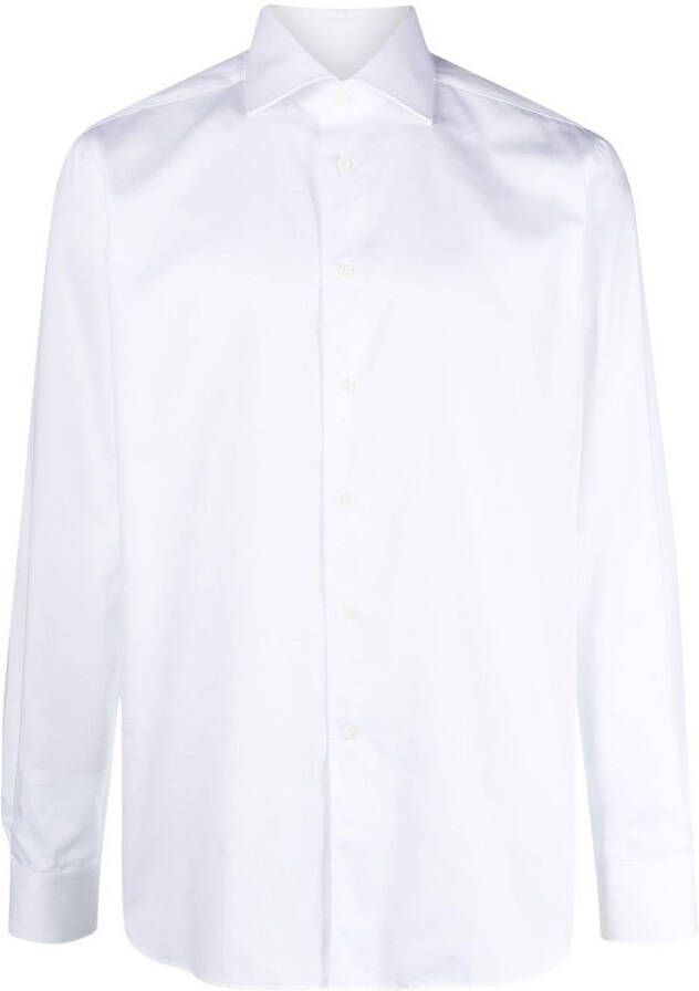 Corneliani Overhemd met gespreide kraag Wit