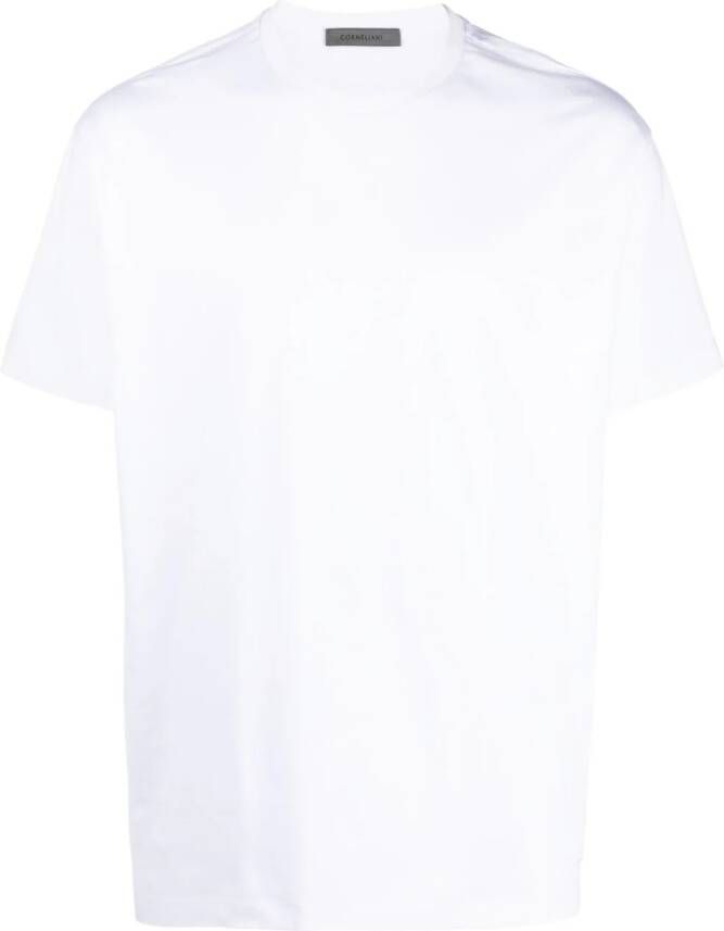 Corneliani T-shirt met ronde hals Wit