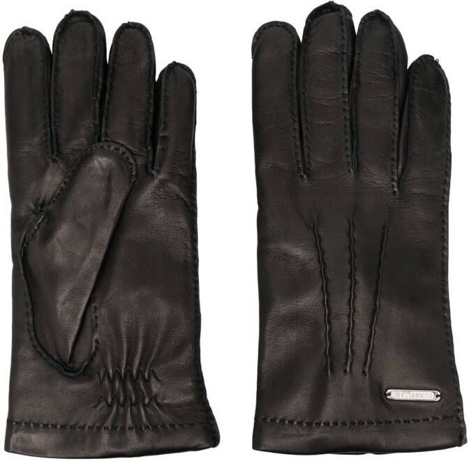 Corneliani Leren handschoenen Zwart