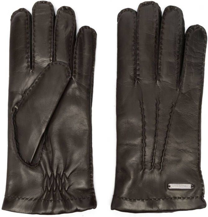 Corneliani Leren handschoenen Zwart