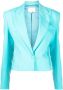 Costarellos Cropped blouse Blauw - Thumbnail 1