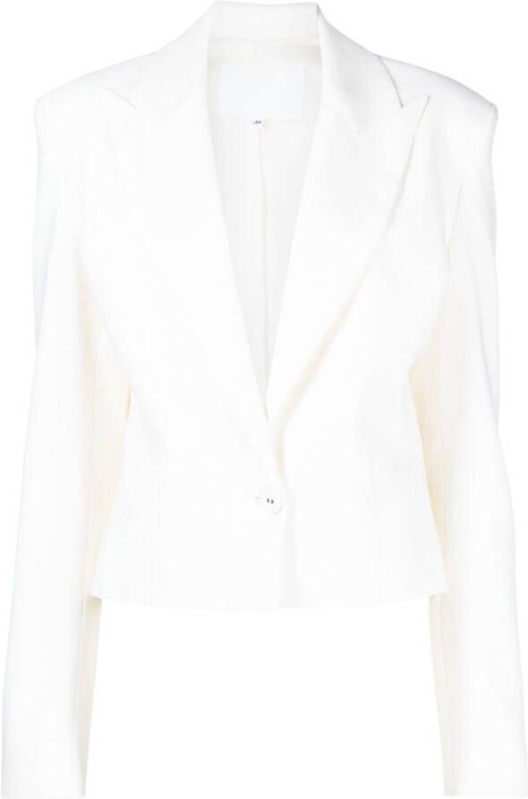 Costarellos Blazer met enkele rij knopen Wit