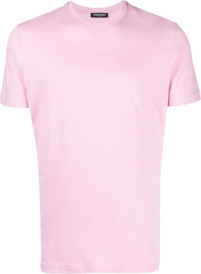 Costume national contemporary Katoenen T-shirt Roze