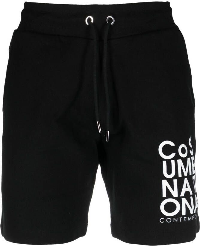 Costume national contemporary Shorts met logoprint Zwart