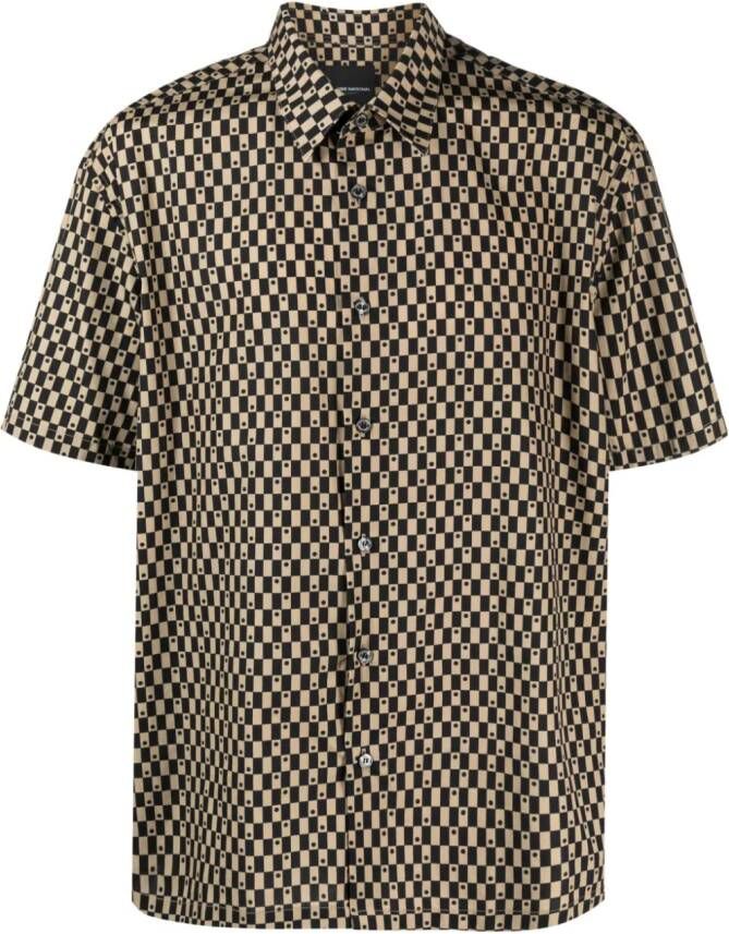 Costume national contemporary Overhemd met logoprint Zwart