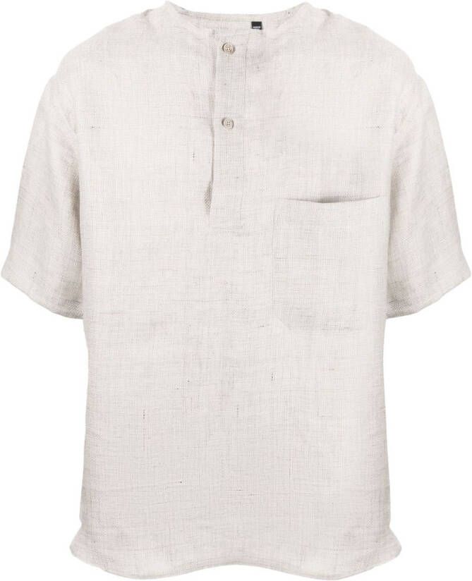 Costumein Overhemd met ronde hals 21 BEIGE