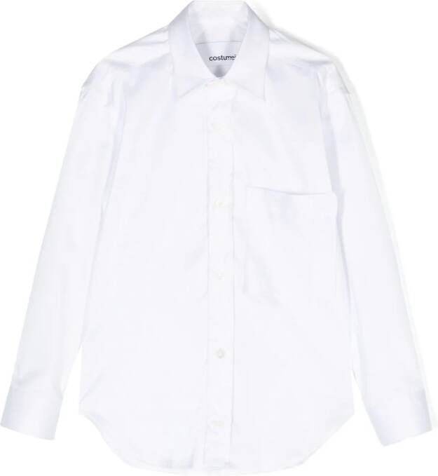 Costumein Shirt met opgestikte zak Wit