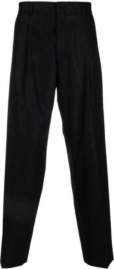 Costumein Geplooide pantalon Zwart