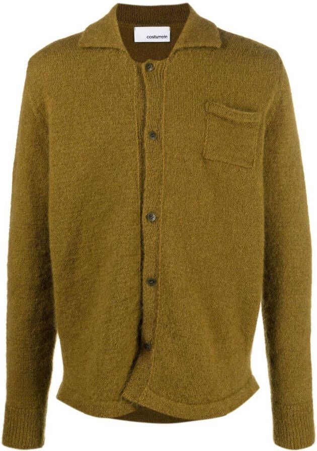 Costumein Vest met gespreide kraag Groen