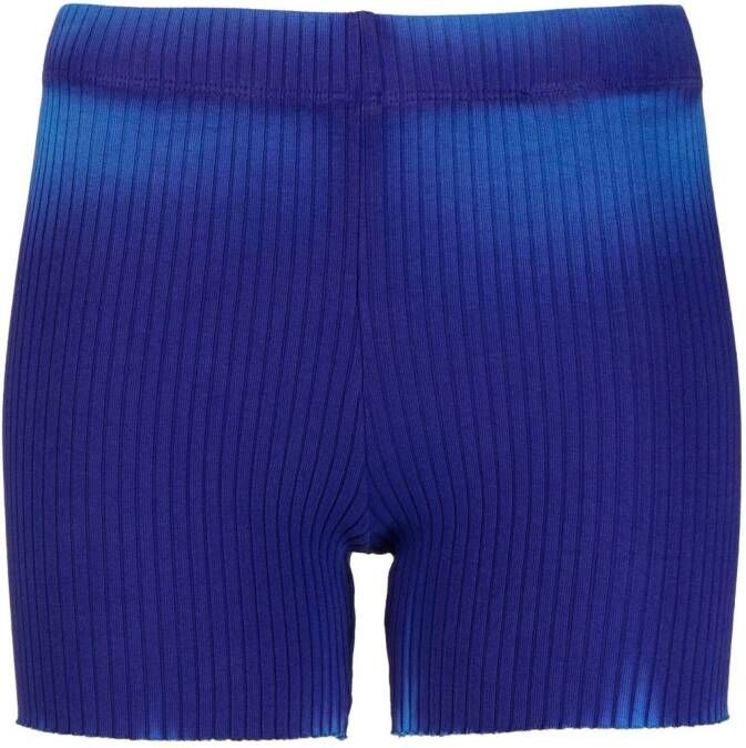 Cotton Citizen High waist shorts Blauw
