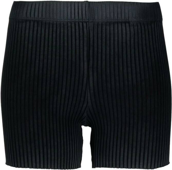 Cotton Citizen High waist shorts Zwart