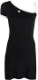 Courrèges Asymmetrische jurk Zwart - Thumbnail 1
