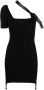 Courrèges Asymmetrische mini-jurk Zwart - Thumbnail 1