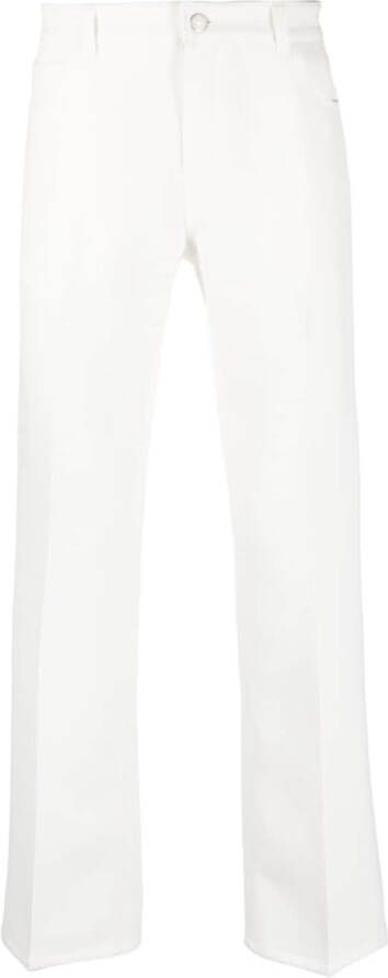 Courrèges Bootcut pantalon Wit