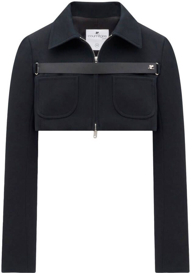 Courrèges Cropped jack Zwart