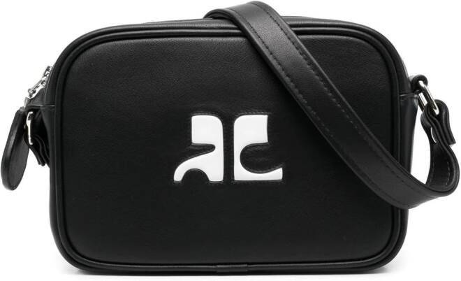 Courrèges Crossbodytas met logopatch Zwart