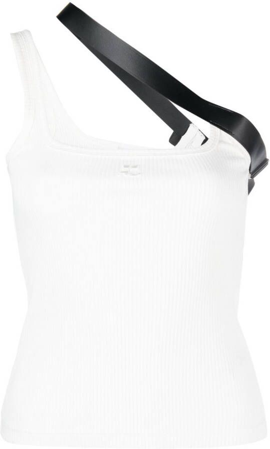 Courrèges Tanktop met bandje Wit