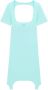Courrèges Mini-jurk met vierkante hals Blauw - Thumbnail 1