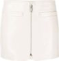 Courrèges Swallow vinyl mini-rok Beige - Thumbnail 1