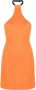 Courrèges Mini-jurk met halternek Oranje - Thumbnail 1