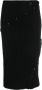 Courrèges High waist rok Zwart - Thumbnail 1