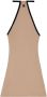 Courrèges Mini Dry mini-jurk met geborduurd logo Beige - Thumbnail 1