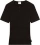 Courrèges T-shirt met geborduurd logo Zwart - Thumbnail 1
