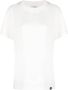 Courrèges T-shirt met logopatch Wit - Thumbnail 1