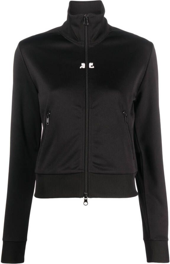 Courrèges Jack met logopatch Zwart