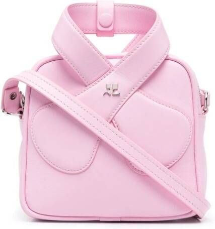 Courrèges Loop shopper Roze