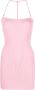 Courrèges Mini-jurk met geborduurd logo Roze - Thumbnail 1