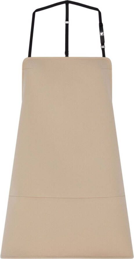 Courrèges Mini-jurk met open rug Beige