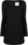Courrèges Mini-jurk met vierkante hals Zwart - Thumbnail 1