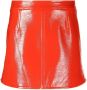 Courrèges Mini-rok met logopatch Rood - Thumbnail 1