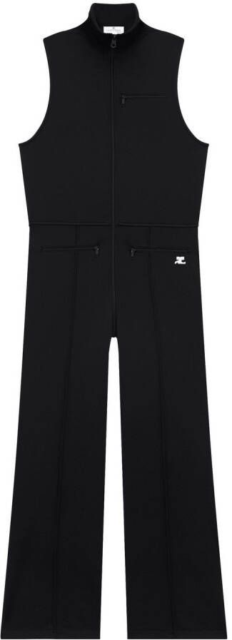 Courrèges Mouwloze jumpsuit Zwart