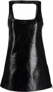 Courrèges Mouwloze mini-jurk Zwart