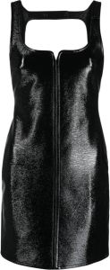 Courrèges Mouwloze mini-jurk Zwart