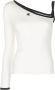 Courrèges Asymmetrische top Wit - Thumbnail 1