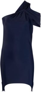 Courrèges Asymmetrische mini-jurk Blauw